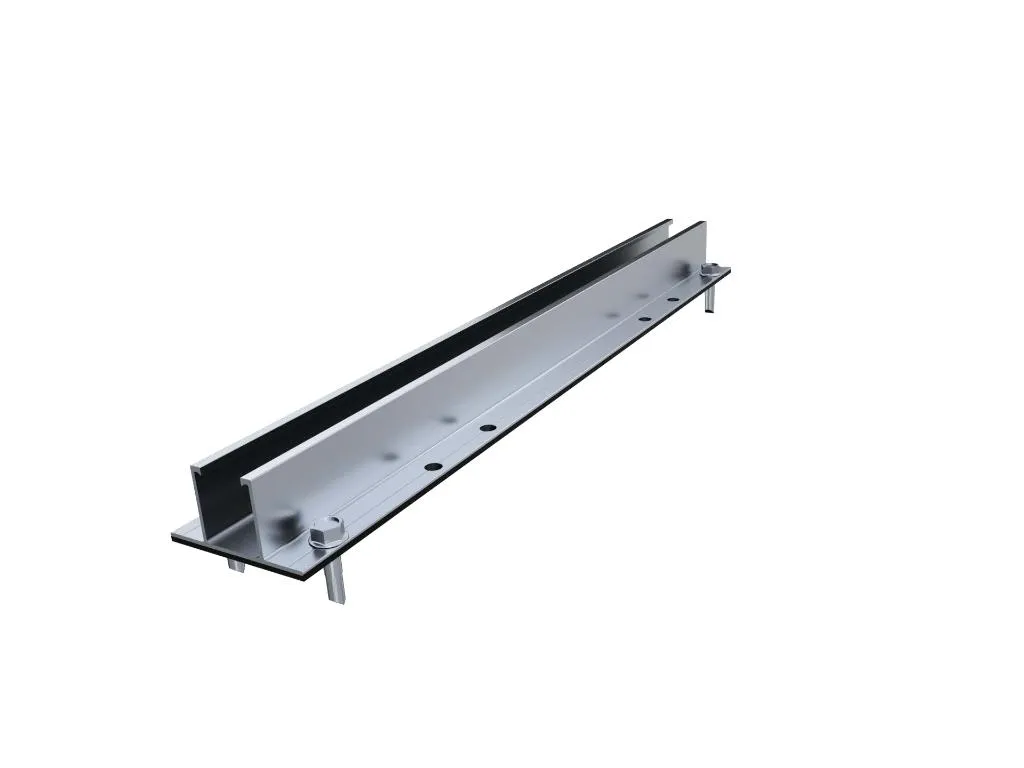 Konstrukcije za SE ANTAI za trapezni lim H45, mini rail, 400mm, set za 6 panela, frameless klampe Slika 1