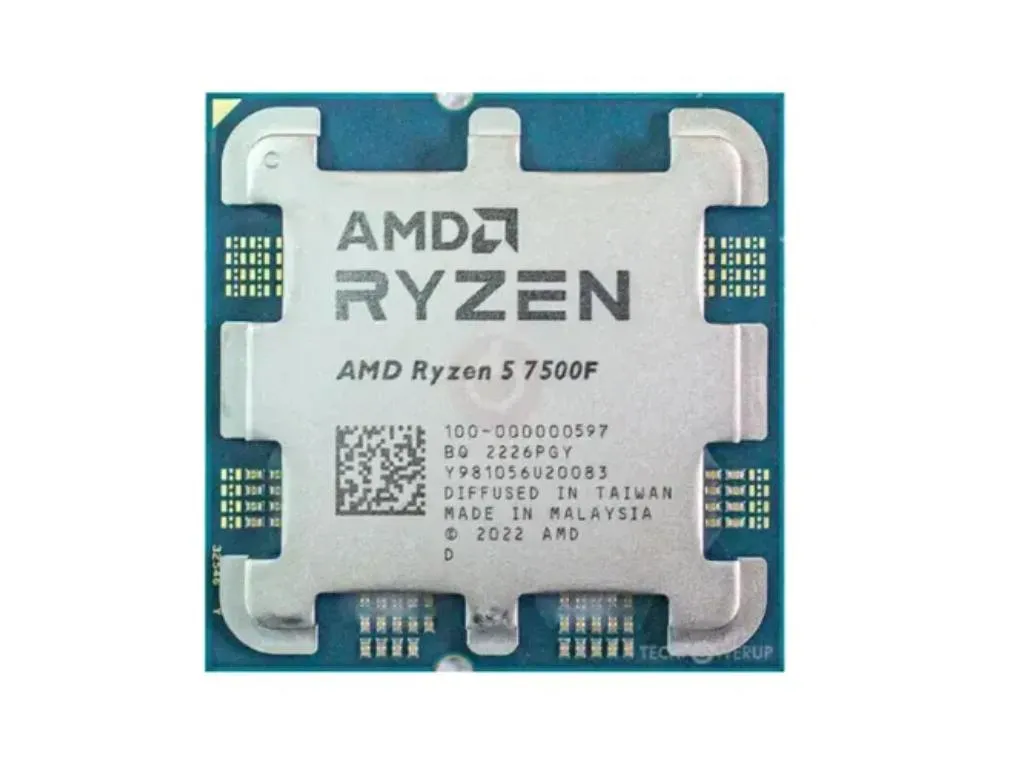 Procesor AMD Ryzen 5 7500F/6C/12T/5.2GHz/38MB/65W/AM5/TRAY Slika 1