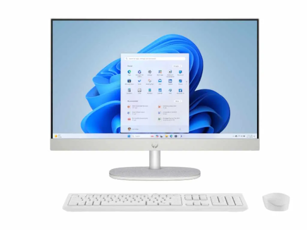 HP PSG Racunar HP 24-cr0059ny AiO/DOS/23.8" FHD AG IPS Touch/i7-1355U/16GB/512GB/WiFi/GLAN/2g/bela Slika 1