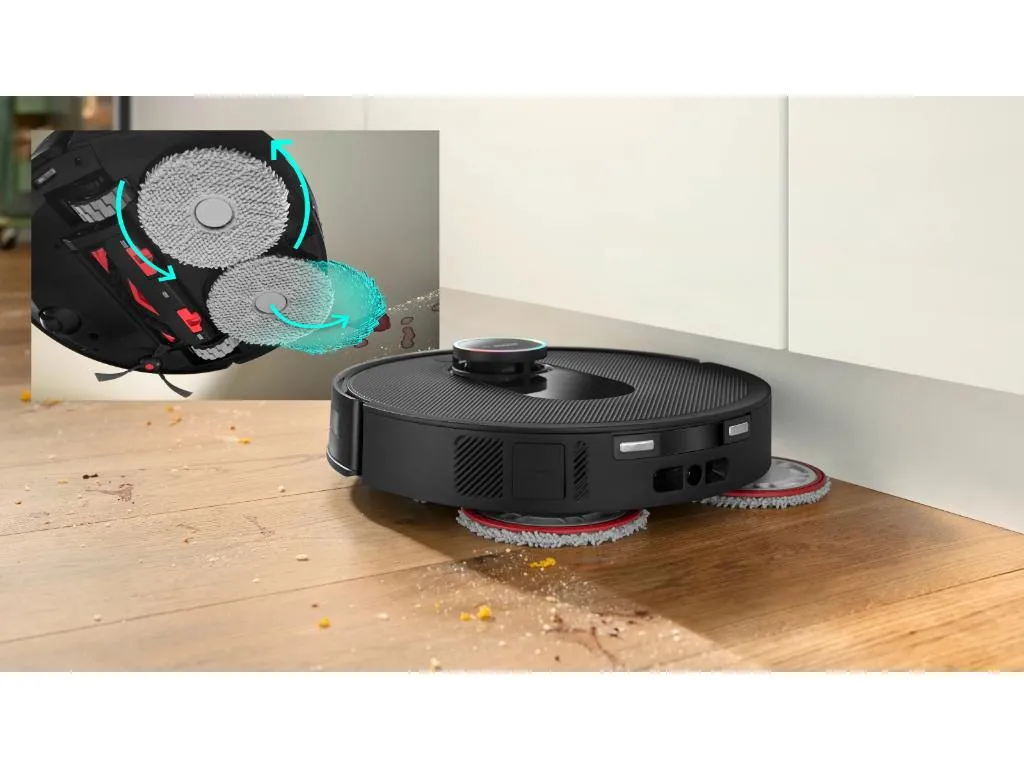 Robot usisivac I mop BOSCH BCRDW3BX/Li-Ion baterija/Home Connect/crna Slika 4