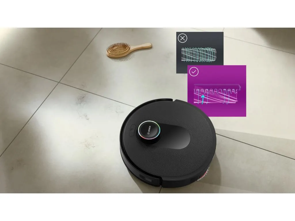 Robot usisivac I mop BOSCH BCRDW3BX/Li-Ion baterija/Home Connect/crna Slika 1