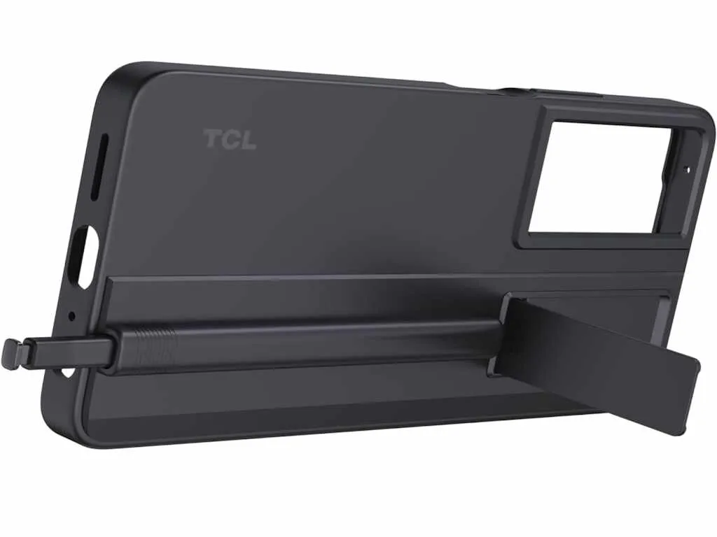 Maska+olovka za smartphone TCL 40 NxtPaper/bumper/crna Slika 2