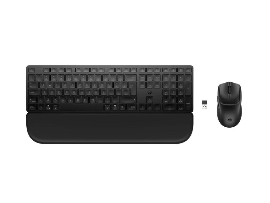 HP PSG Tastatura+miš HP 580C Dual mode/Palm rest/US/crna Slika 1