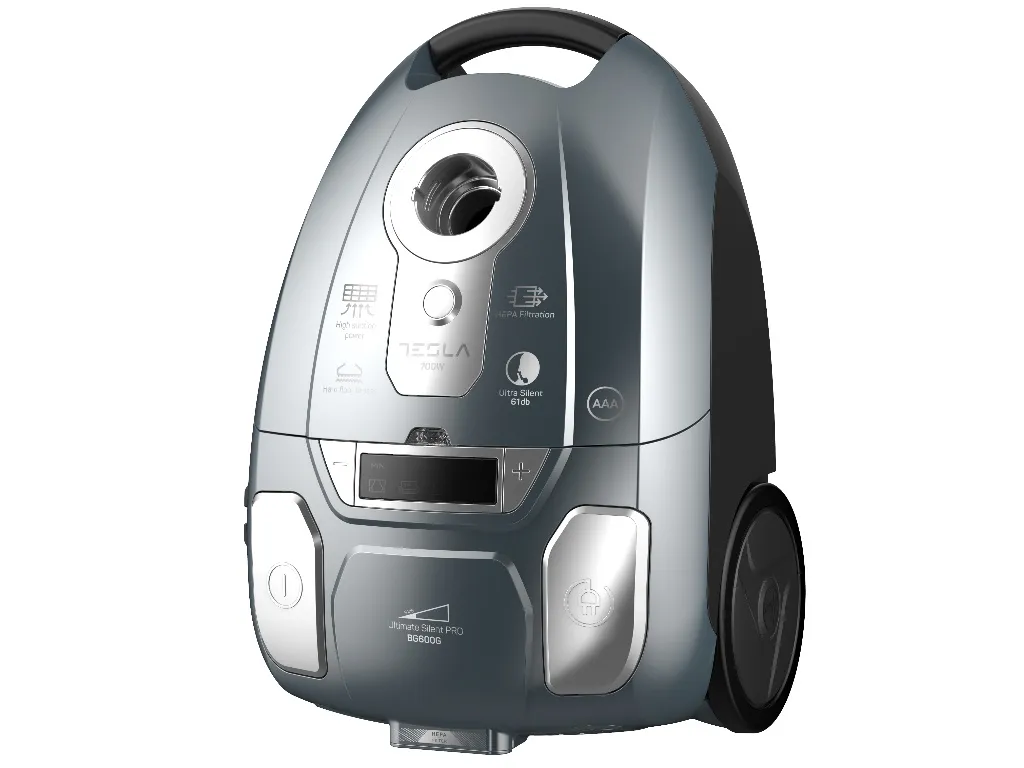 Usisivac TESLA BG600G/700W/sa kesom/Ultra silent/3L/siva Slika 1