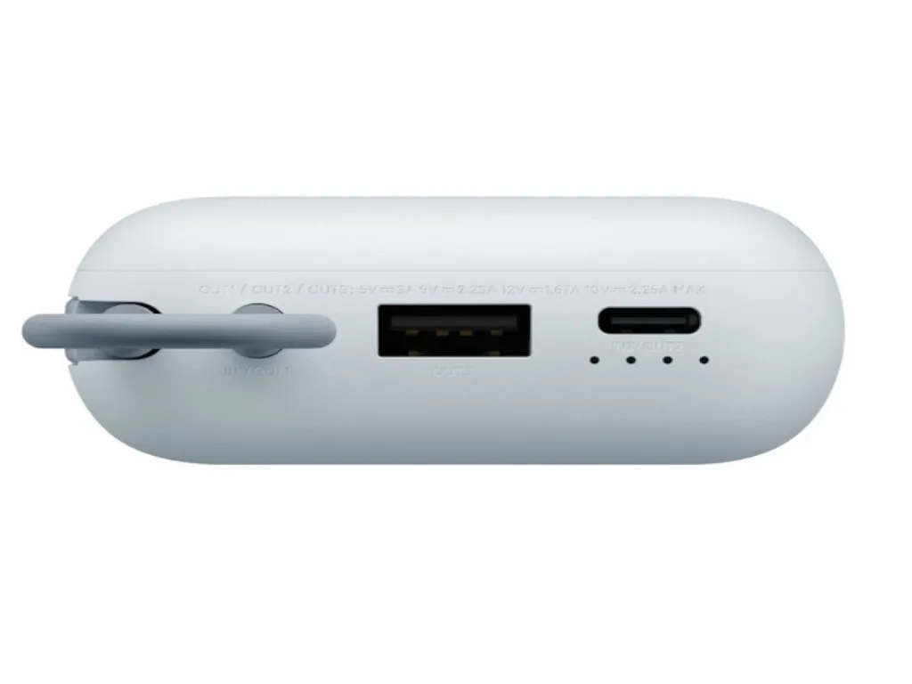 Xiaomi Prenosivi Punjac XIAOMI Power Bank 10000mAh/22.5W/USB Tip-C/integrisan kabl/plava Slika 3