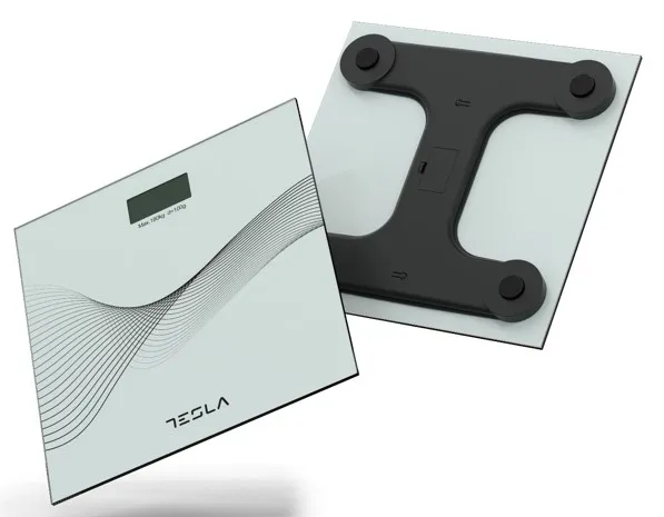 Tesla Telesna vaga TESLA BS103W 3-180kg/bela Slika 1