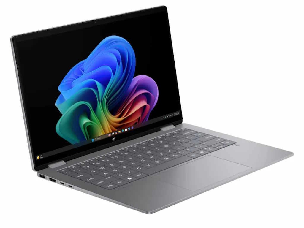 HP PSG Laptop HP OmniBook X Flip 14-fk0013nn W11H/14"2K Touch/Ryzen AI 5-340/16GB/512TB/backlit/3g/srebrna Slika 4