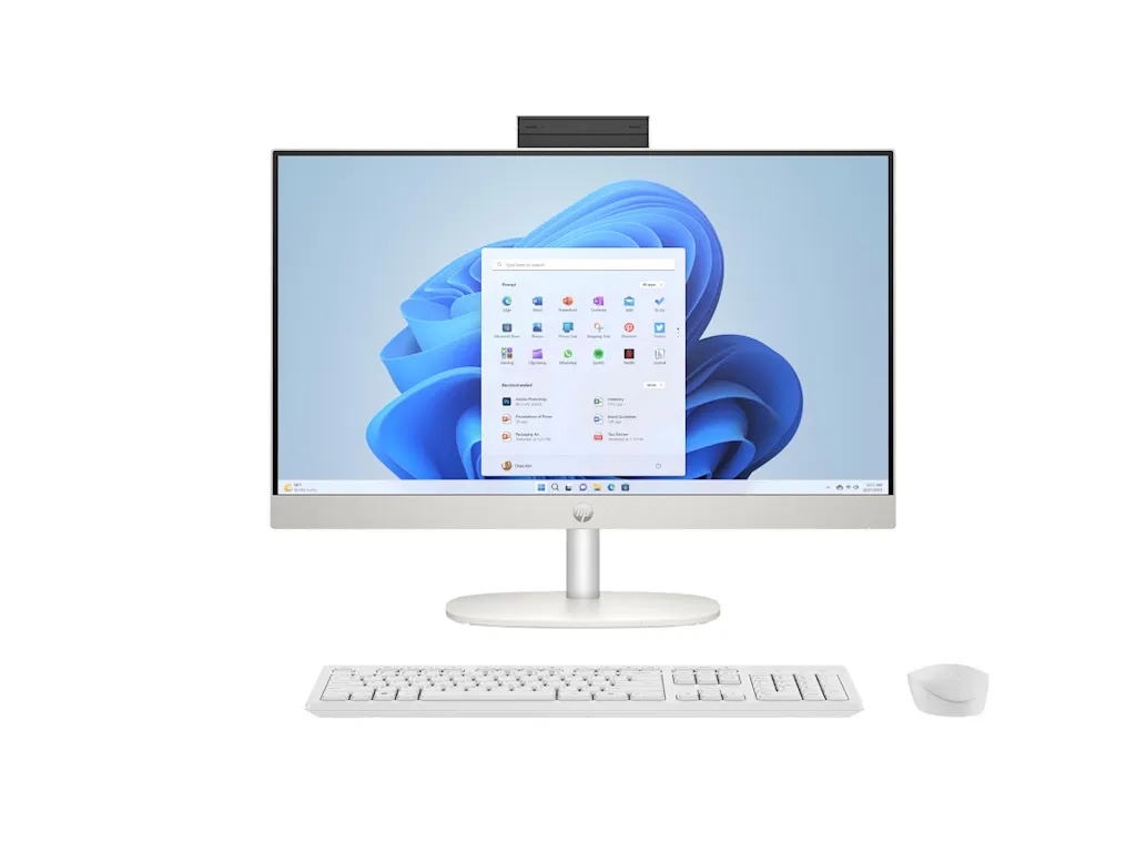 HP PSG Racunar HP 24-cr0076ny AiO/DOS/23.8" FHD AG IPS Touch/Ryzen 7-7730U/32GB/1TB/WiFi/GLAN/bela Slika 2