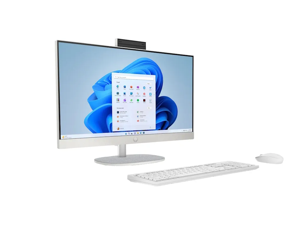 HP PSG Racunar HP 24-cr0076ny AiO/DOS/23.8" FHD AG IPS Touch/Ryzen 7-7730U/32GB/1TB/WiFi/GLAN/bela Slika 4