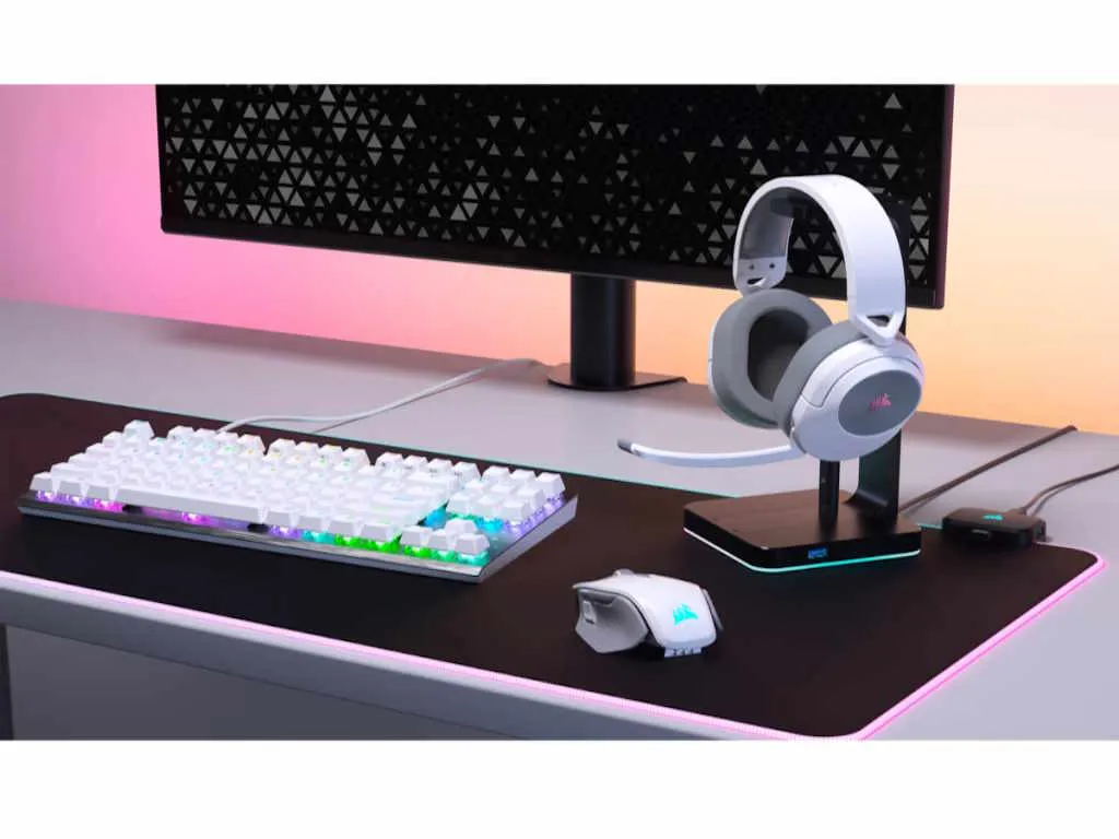 Corsair Slušalice CORSAIR HS55 bežicne/CA-9011281-EU/gaming/bela Slika 7
