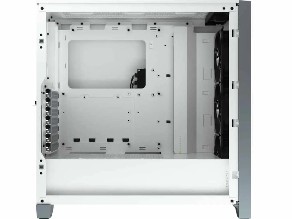 Kucište CORSAIR iCUE 4000X Mid-Tower/ATX/kaljeno staklo/bez napajanja/RGB/bela Slika 7