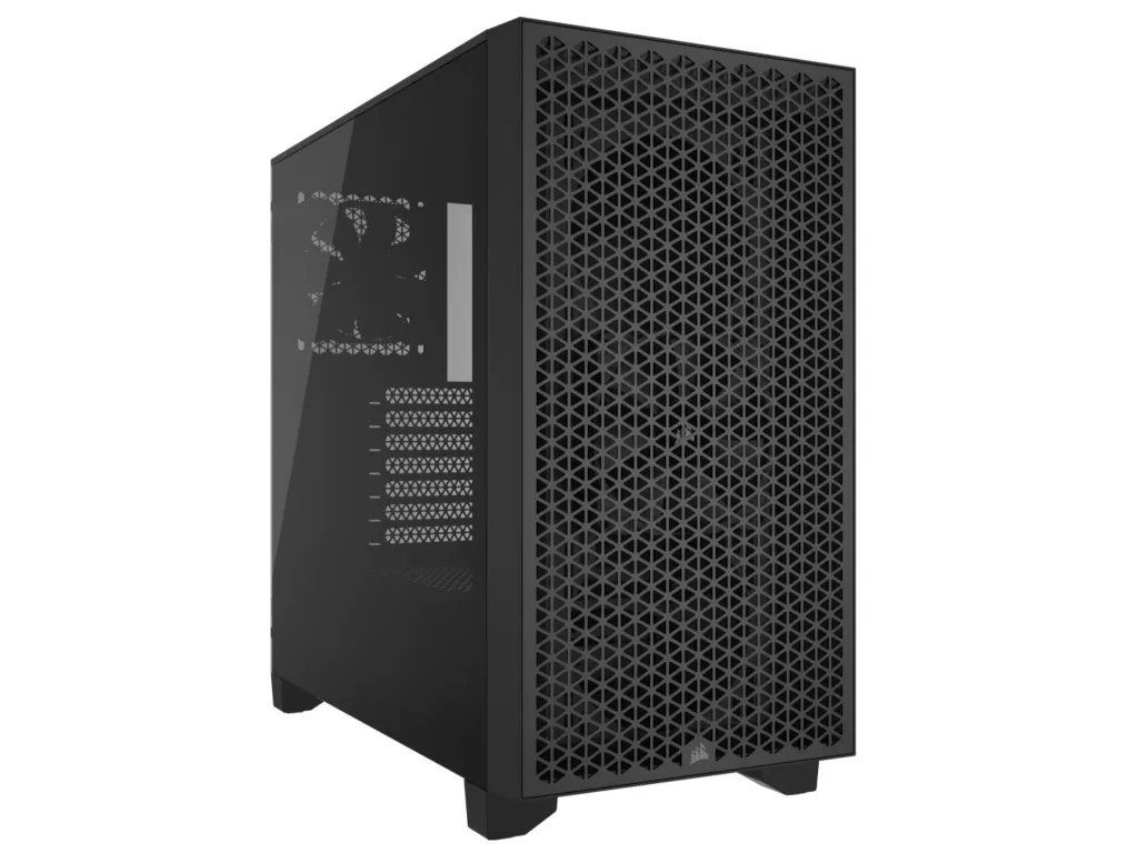 Corsair Kucište CORSAIR 3000D AIRFLOW Mid-Tower/Gaming/ATX/kaljeno staklo/bez napajanja/crna Slika 1