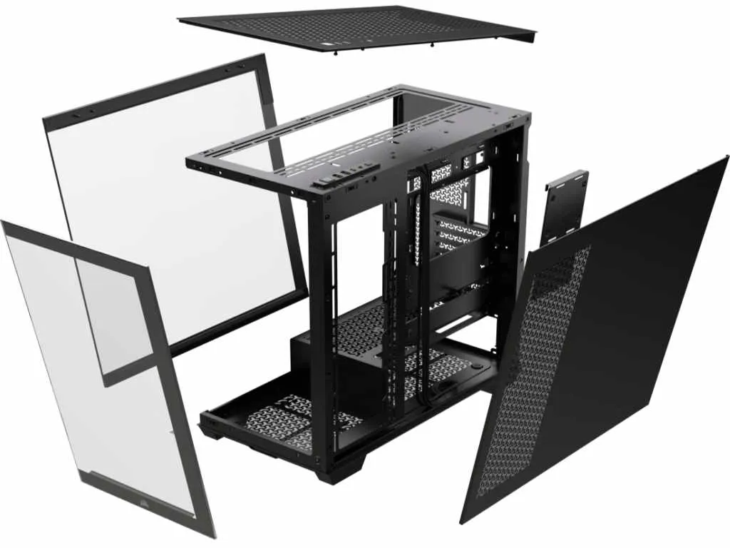 Corsair Kucište CORSAIR 3500X Mid-Tower/ATX/kaljeno staklo/bez napajanja/crna Slika 4
