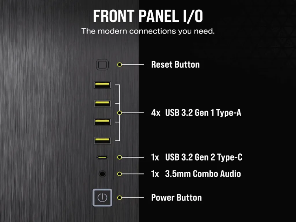 Corsair Kucište CORSAIR 6500X Mid-Tower/dve komore/kaljeno staklo/bez napajanja/crna/obsidijan aluminijum Slika 8