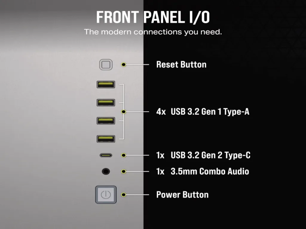 Corsair Kucište CORSAIR 6500X Mid-Tower/dve komore/kaljeno staklo/bez napajanja/bela/saten sivo aluminijum Slika 11