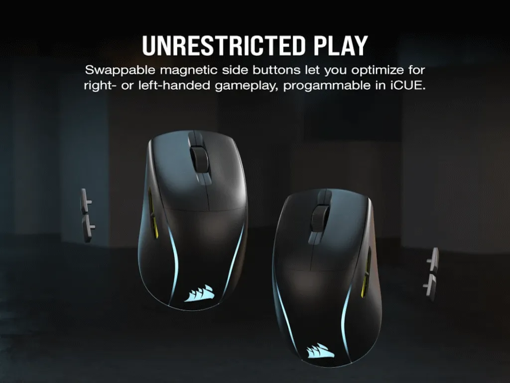 Corsair Miš CORSAIR M75 bežicni/CH-931D010-EU/RGB/gaming/crna Slika 5