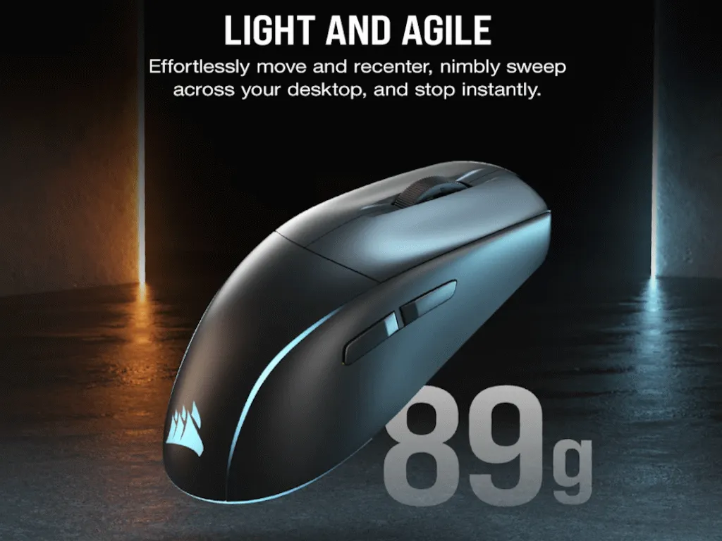 Corsair Miš CORSAIR M75 bežicni/CH-931D010-EU/RGB/gaming/crna Slika 2