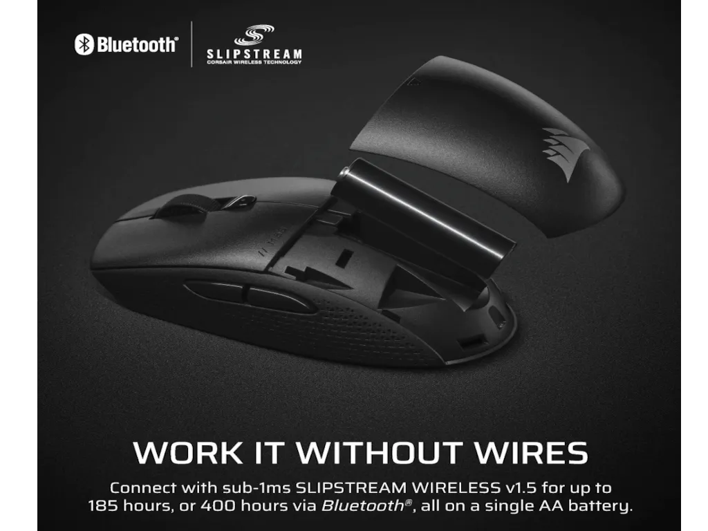 Corsair Miš CORSAIR M55 BEŽICNI/CH-931F000-WW/gaming/24000 DPI/crna Slika 5