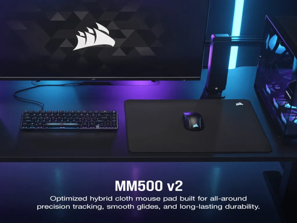 Corsair Podloga za miš CORSAIR MM500 v2/CH-941B161-WW/L/crna Slika 2