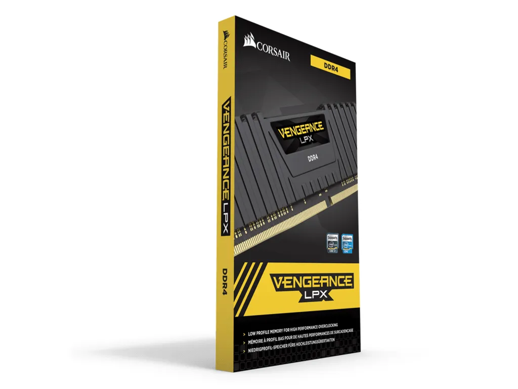 Corsair MEMORIJA CORSAIR VENGEANCE 8GB(1X8GB)/DDR4/3200MHZ/C16/1.35V/LPX Slika 2