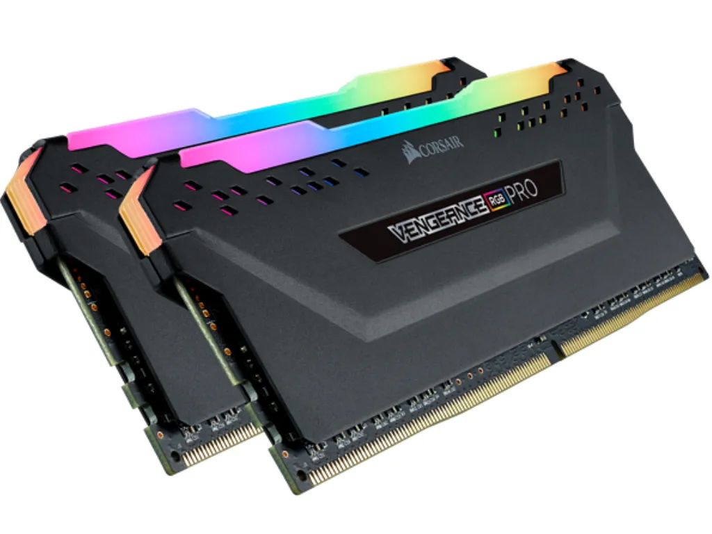 Corsair Memorija CORSAIR VENGEANCE PRO 32GB(2X16GB)/DIMM/DDR4/3200MHz/C16/1.35V/RGB/crna Slika 1