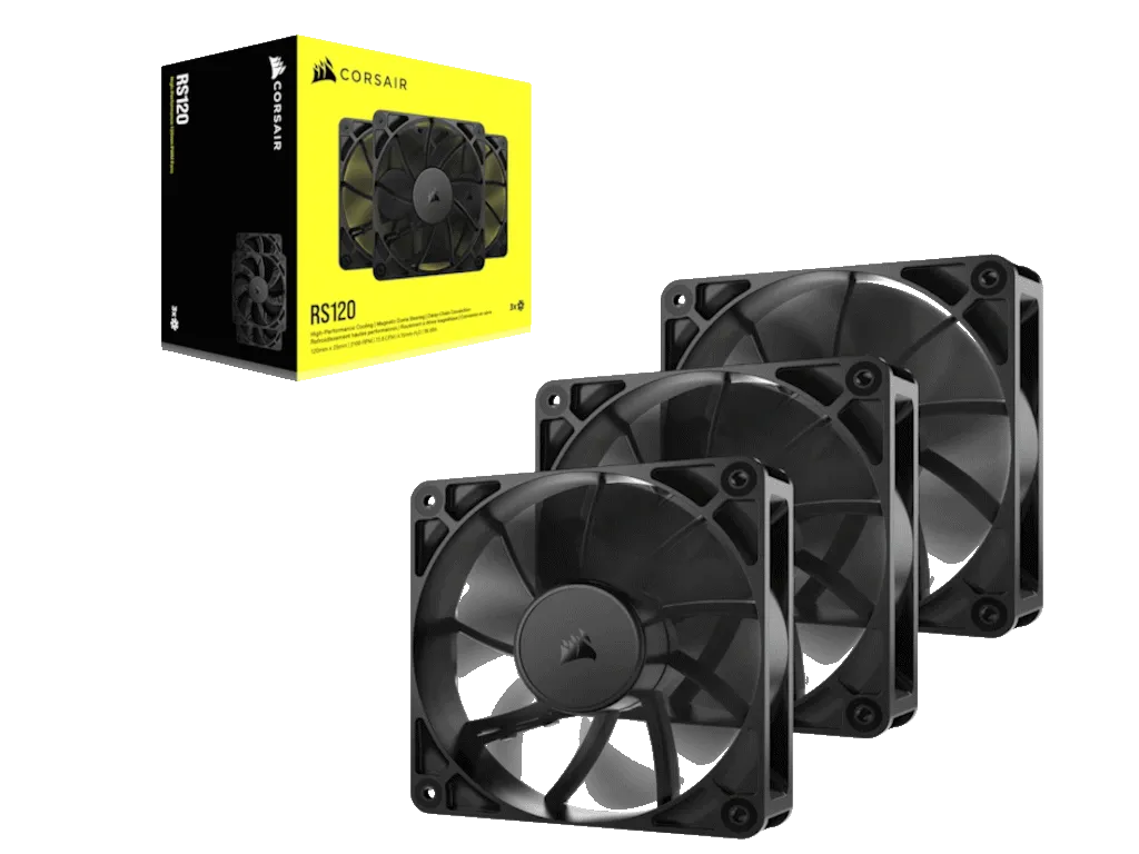 Corsair Ventilator CORSAIR RS120/120mm/triple pack/crna Slika 3