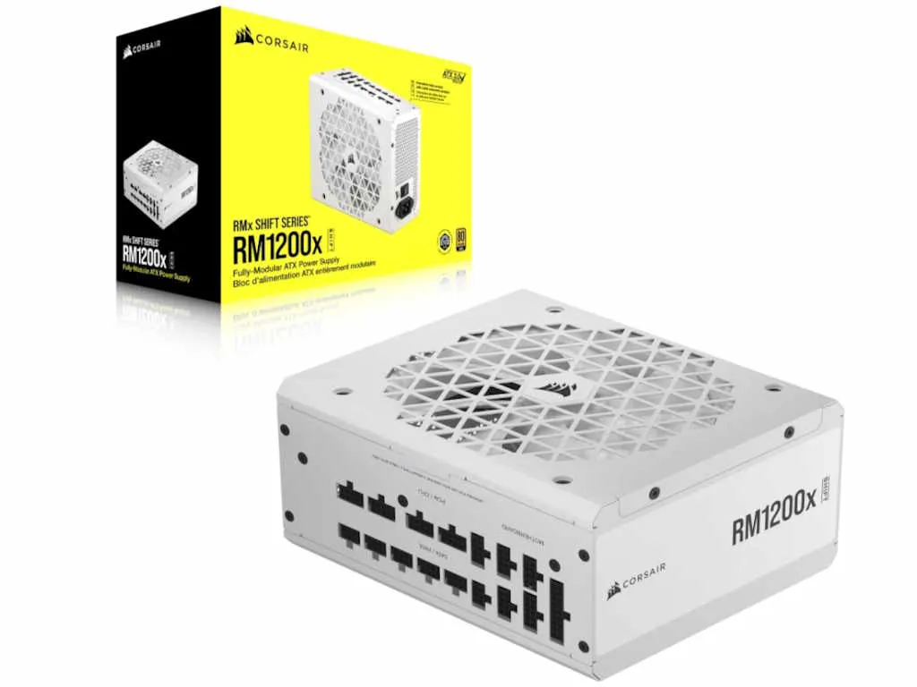 Corsair Napajanje CORSAIR SHIFT RM1200x 1200W/modularno/ATX/80+Gold/bela Slika 2