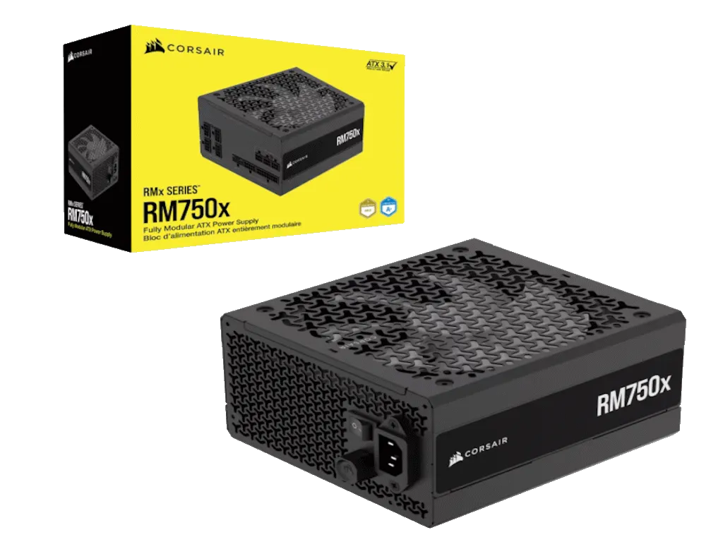Corsair NAPAJANJE CORSAIR RM750x 750W/ATX 3.1/80+GOLD/modularno/CRNA Slika 1