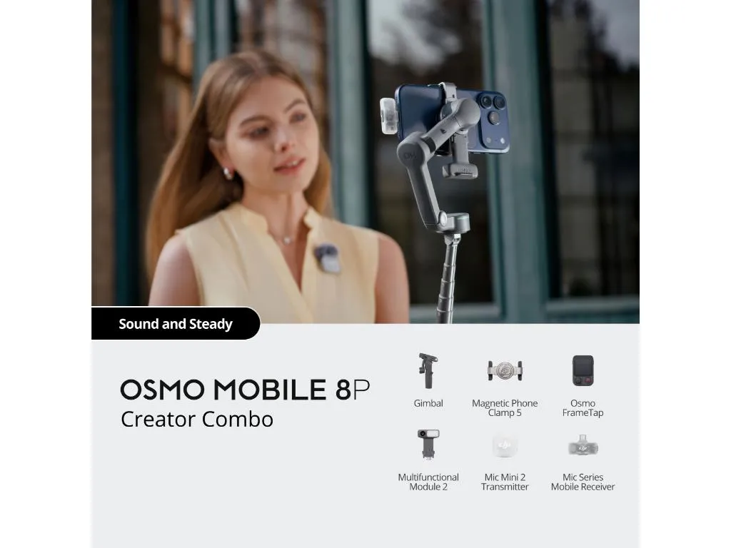 Gimbal za Telefon DJI Osmo Mobile 8P Creator Combo Slika 5