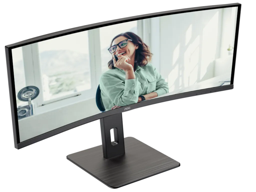 Monitor AOC CU34P3CV 34"/VA,21:9,zakrivljen/3440x1440/100Hz/1ms MPRT/HDMI,DP,USB/visina/VESA/crna Slika 4