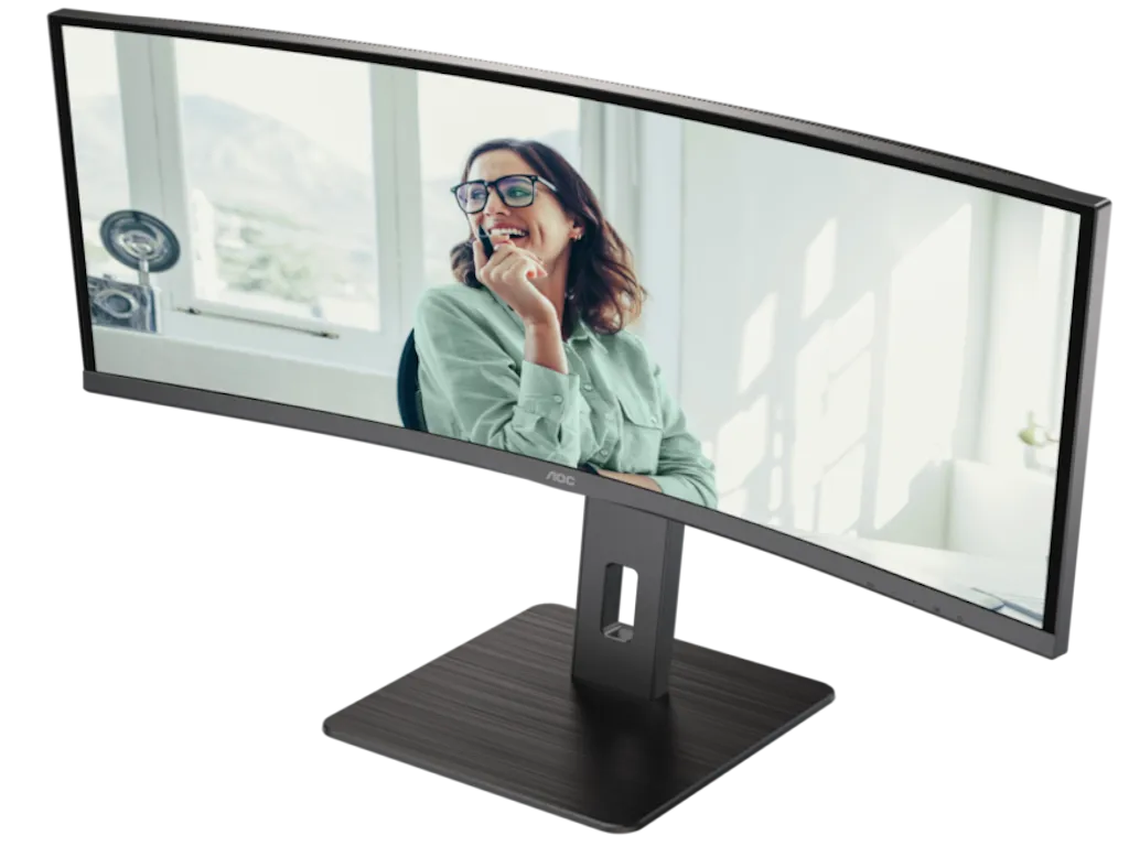 Monitor AOC CU34P3CV 34"/VA,21:9,zakrivljen/3440x1440/100Hz/1ms MPRT/HDMI,DP,USB/visina/VESA/crna Slika 1