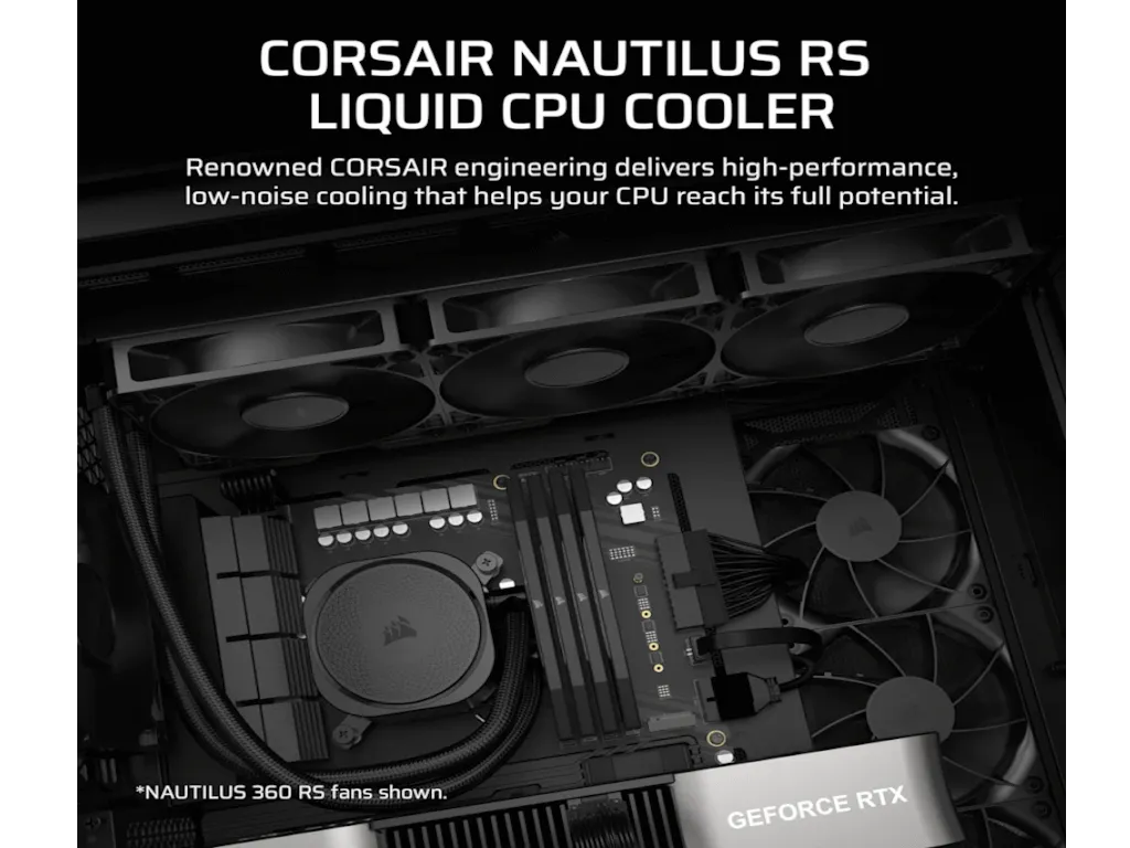 Corsair Kuler za CPU CORSAIR NAUTILUS 240 RS/240mm/dual fan/vodeno hladenje/crna Slika 8
