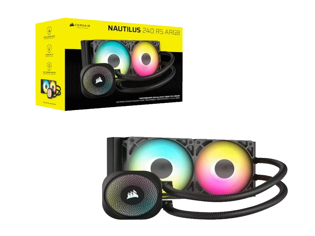 Kuler za CPU CORSAIR NAUTILUS 240 ARGB/240mm/vodeno hladenje/crna Slika 2