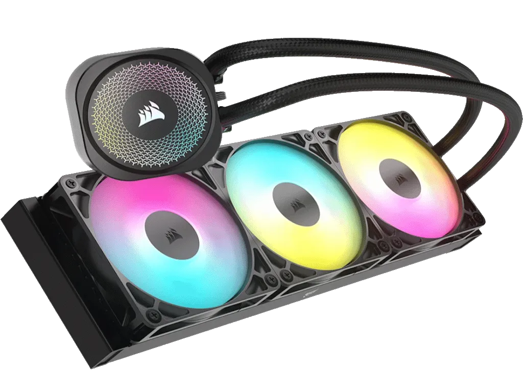 Corsair Kuler za CPU CORSAIR NAUTILUS 360/ARGB/360mm/triple fan/vodeno hladenje/crna Slika 5