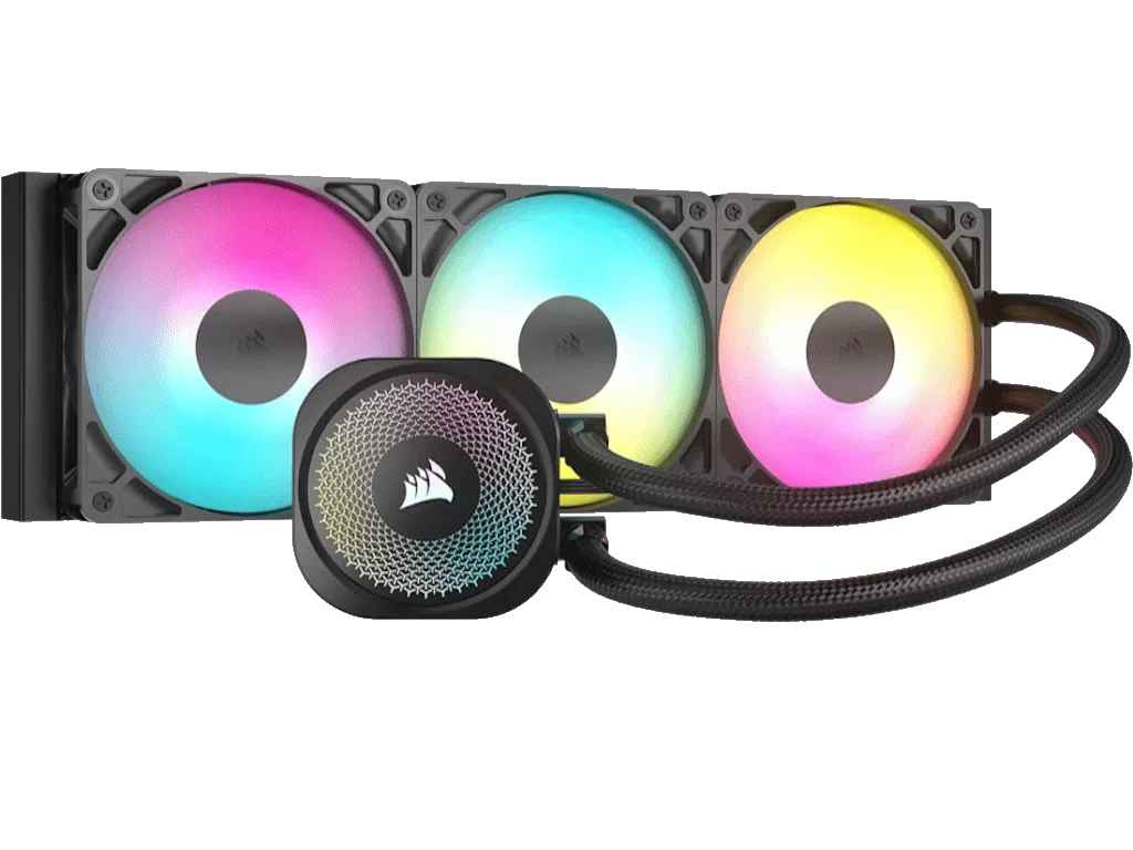 Corsair Kuler za CPU CORSAIR NAUTILUS 360/ARGB/360mm/triple fan/vodeno hladenje/crna Slika 9