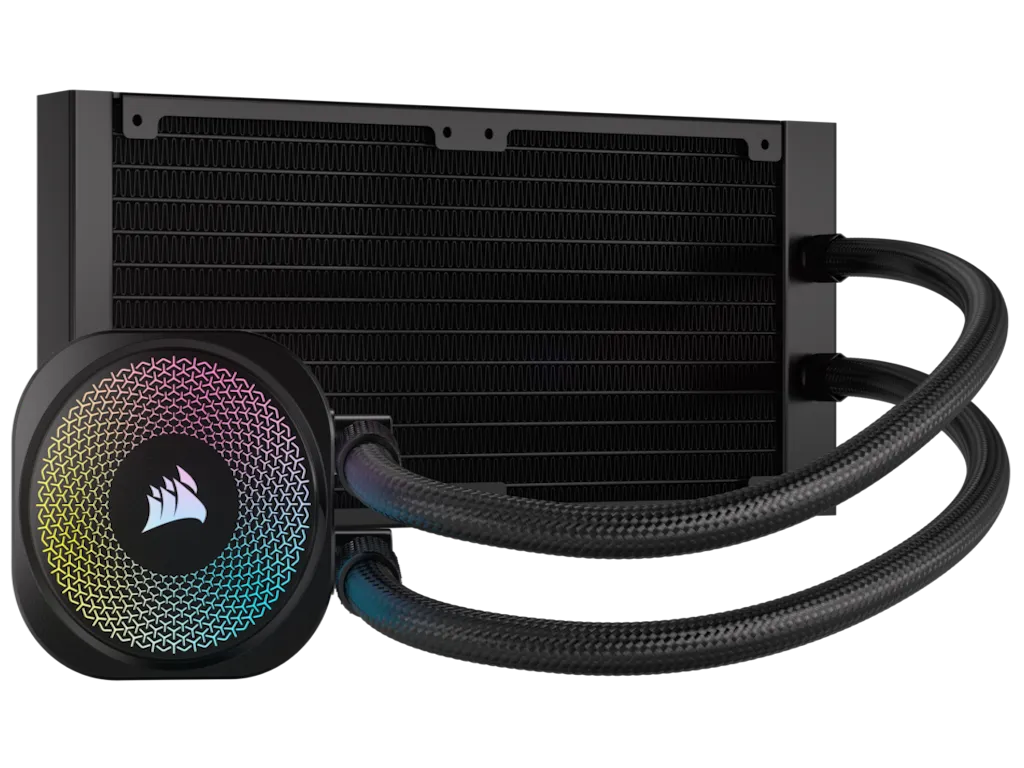 Corsair Kuler za CPU CORSAIR iCUE LINK TITAN 240 RX/RGB/AIO/240mm/dual fan/vodeno hladenje/crna Slika 5