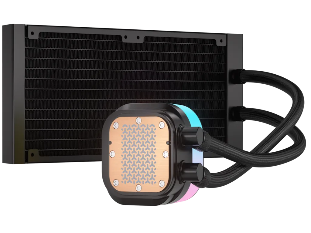 Corsair Kuler za CPU CORSAIR iCUE LINK TITAN 240 RX/RGB/AIO/240mm/dual fan/vodeno hladenje/crna Slika 6