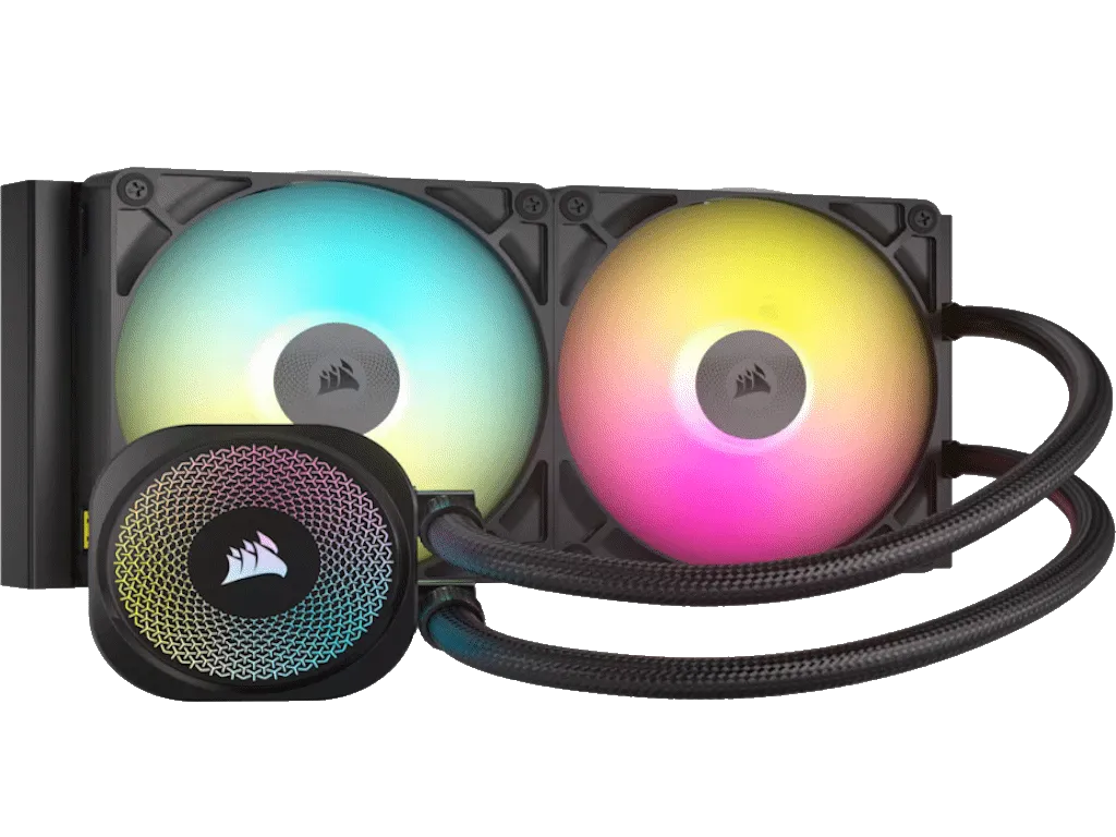 Corsair Kuler za CPU CORSAIR iCUE LINK TITAN 280 RX/RGB/AIO/280mm/dual fan/vodeno hladenje/crna Slika 5
