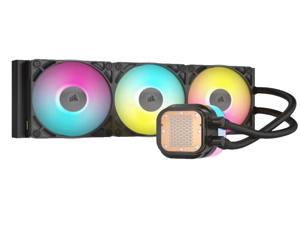 Corsair Kuler za CPU CORSAIR iCUE LINK TITAN 360 RX/RGB/AIO/360mm/triple fan/vodeno hladenje/crna Slika 4