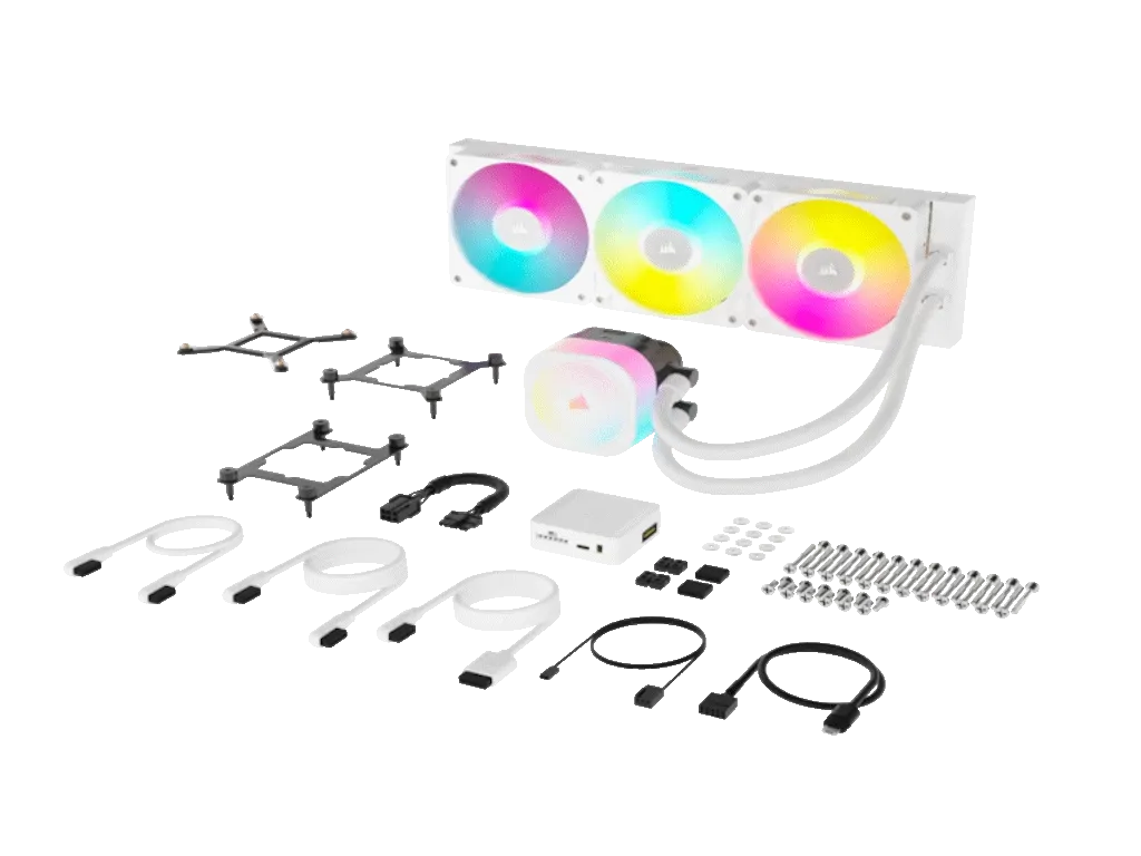 Corsair Kuler CORSAIR iCUE LINK TITAN 360 RX RGB/AIO/360mm/vodeno hladenje/bela Slika 7