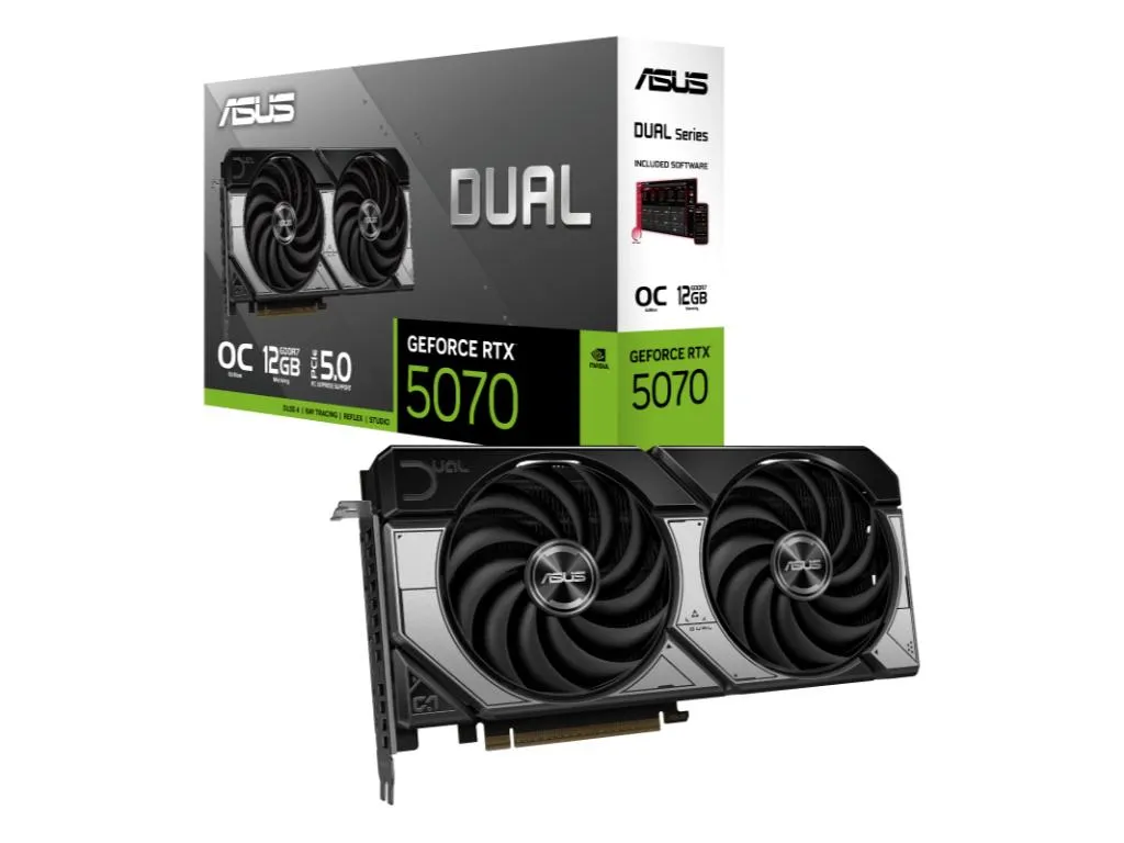 Asus Graficka karta ASUS DUAL-RTX5070-O12G NVD/12GB/GDDR7/192bit/crna Slika 6