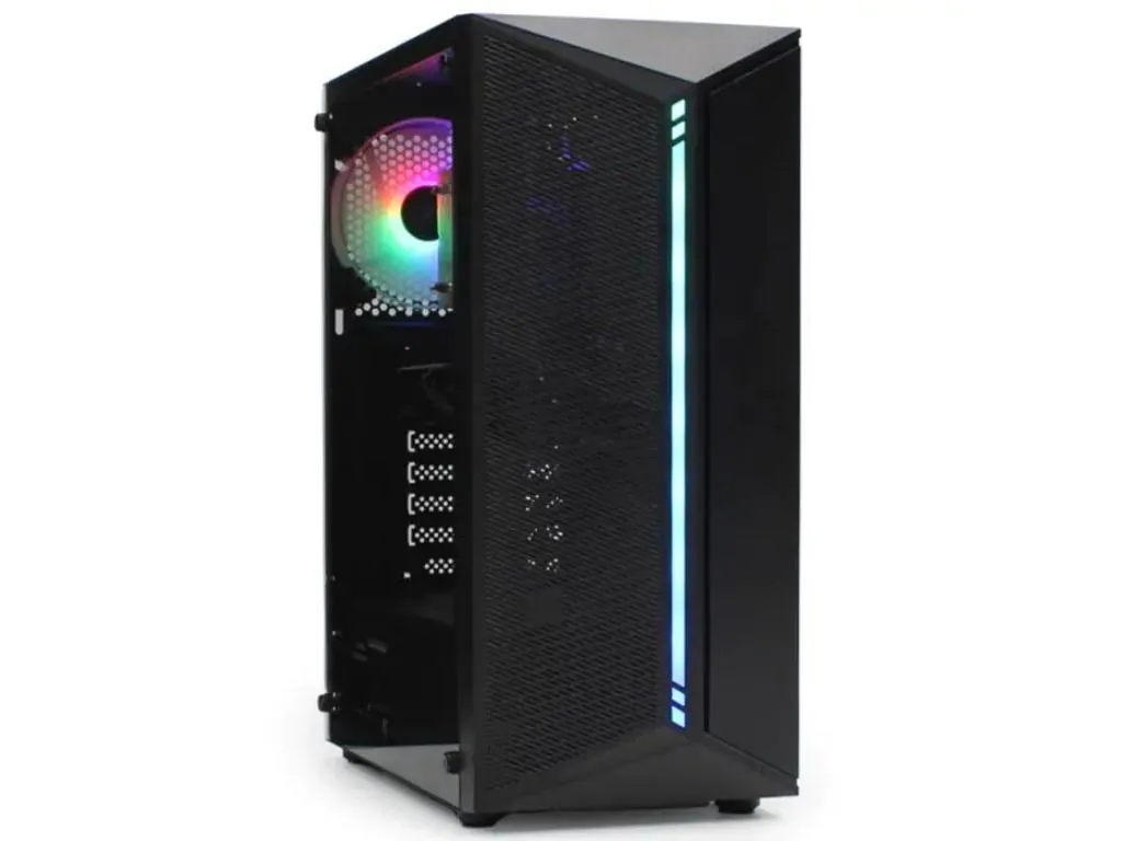 Igmax Kucište IG-MAX E0901-6650 Torpedo 1F Mid Tower/ATX/microATX/Mini-ITX/RGB/650W/crna Slika 1