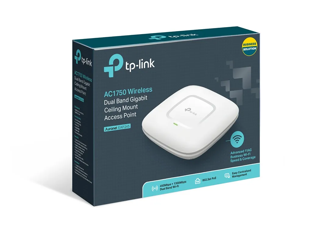 TP-Link Acces point TP-LINK EAP245 Wi-Fi/AC1750/1350Mbps/450Mbps/2xGLAN/6x internih antena Slika 4