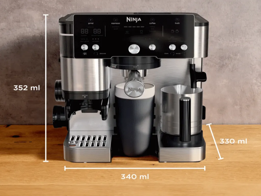 Ninja Aparat za kafu NINJA ES501EU Luxe/2u1/crna-siva Slika 1