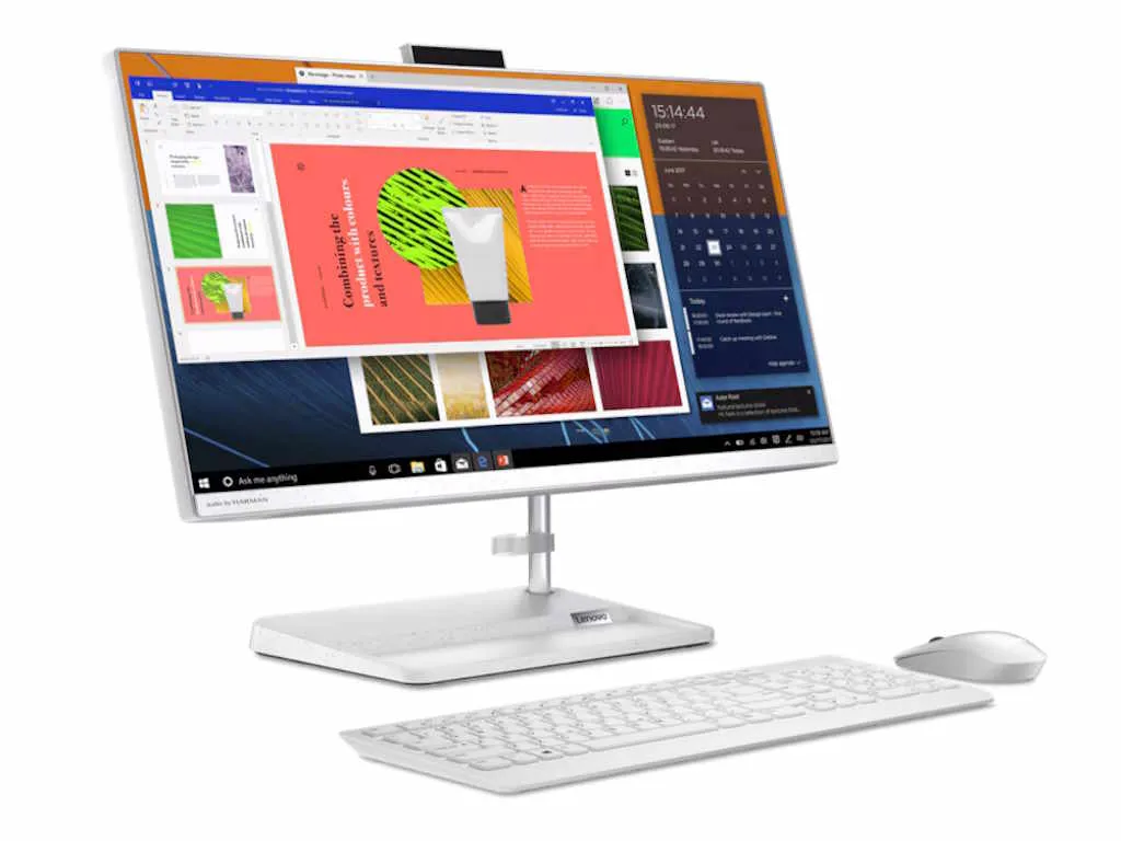 Lenovo Racunar LENOVO  IdeaCentre  AIO 3 24ALC6 23.8"FHD/DOS/Ryzen 5 7430U/16GB/512GB/miš,tast/bela Slika 3