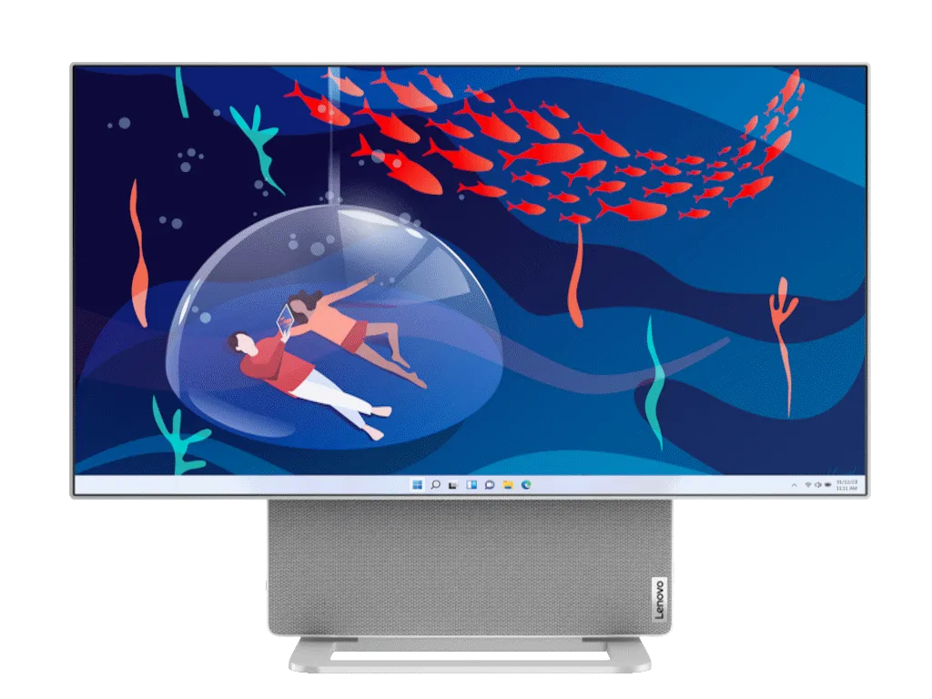 Lenovo Racunar LENOVO Yoga AIO 7 27APH8 Win11 Home/27" QHD/Ryzen 7-8845HS/32GB/1TB/siva Slika 2