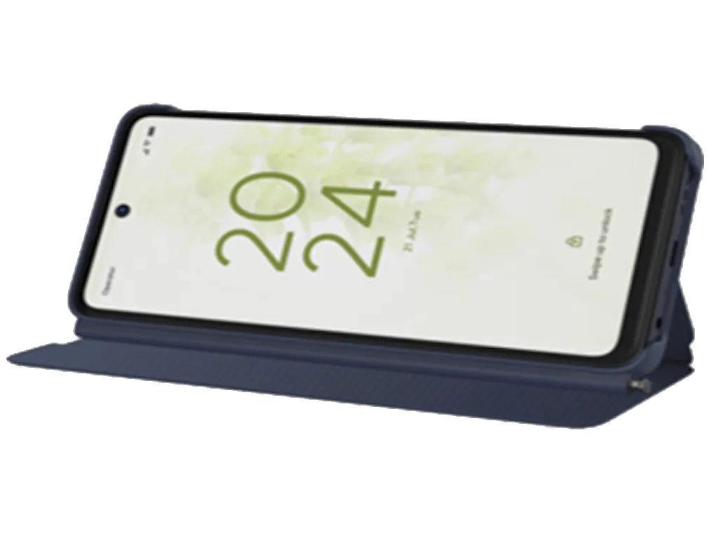 Maska+olovka za smartphone TCL 40 NxtPaper/flip/tamnoplava Slika 1