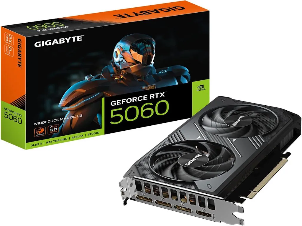 Graficka karta GIGABYTE GV-N5060WF2MAXOC-8GD NVD/8GB/GDDR7/128 bit/crna Slika 1