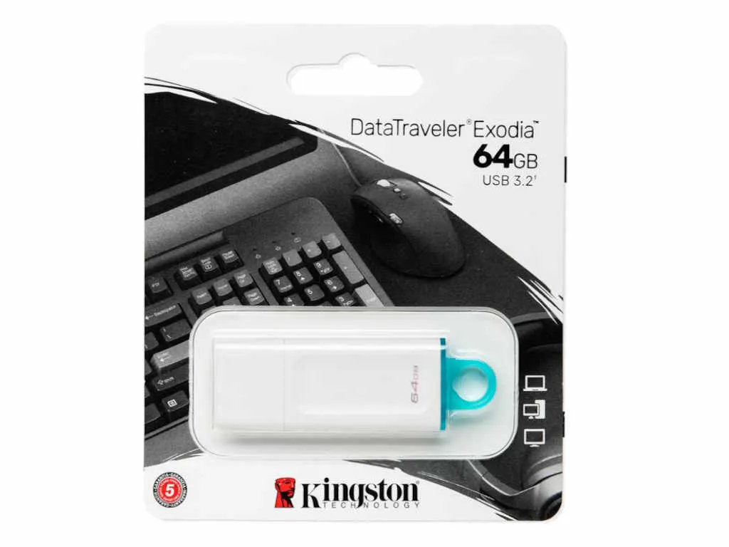 Kingston USB memorija KINGSTON KC-U2G64-5R/DataTraveler Exodia/3.2/bela Slika 4
