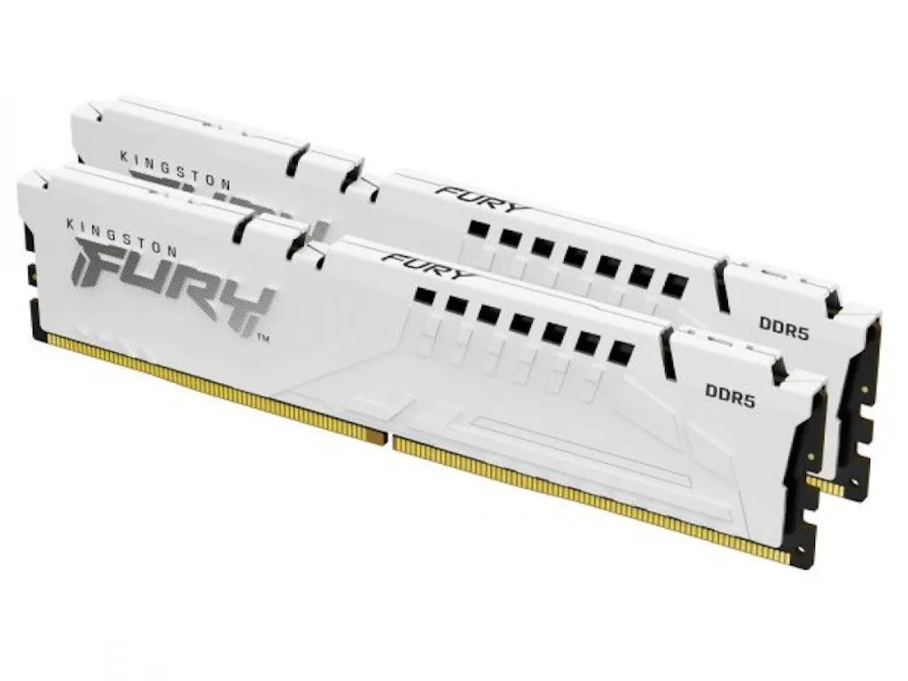 Kingston Memorija KINGSTON 32GB(2x16GB)/DIMM/DDR5/5200MHz/CL36/FURY/bela Slika 1